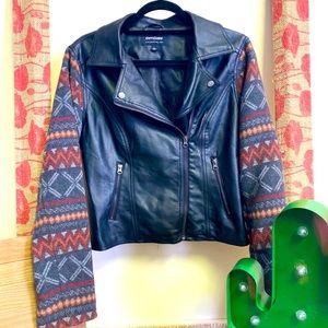 Synthetic Leather Jacket